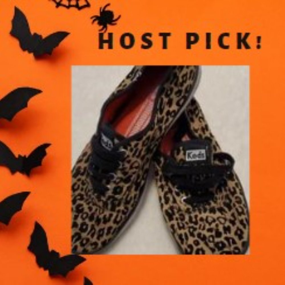 Cheetah Print Keds SZ 8